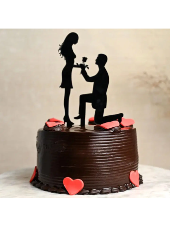 Chocolate Couple Cake