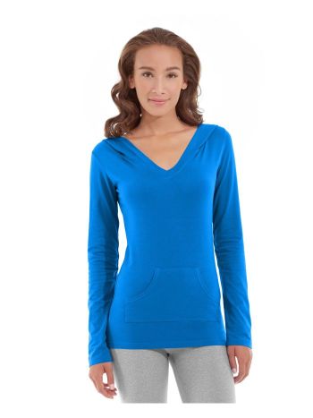 Olivia 1/4 Zip Light Jacket-Blue-M
